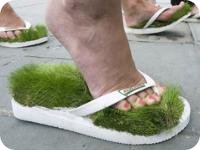 Grass Flip Flops