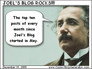 Joels Blog 2005